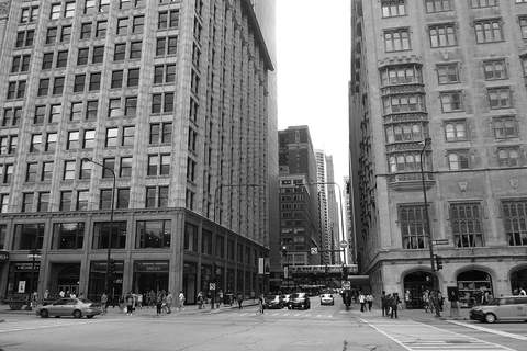 Michigan Avenue at Madison Street, Chicago, 2013